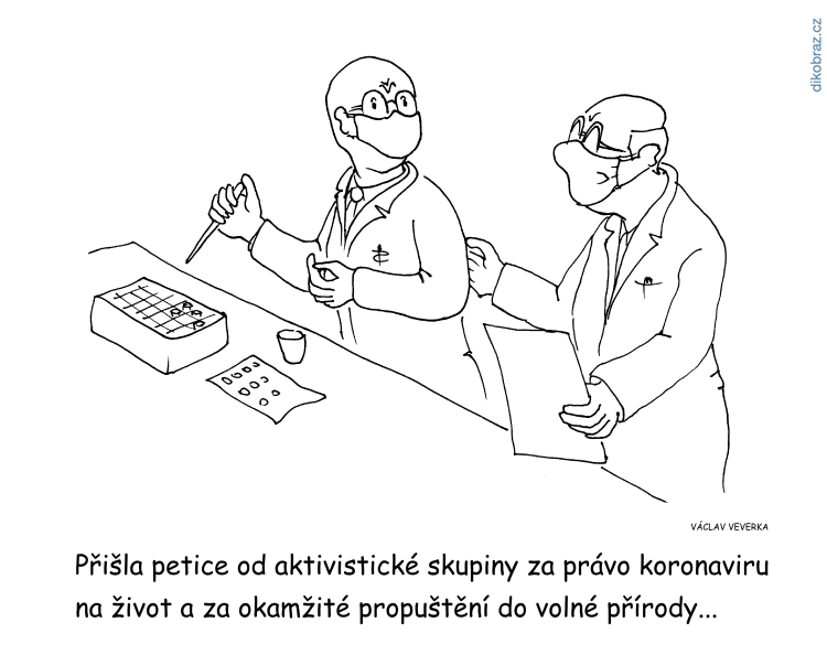Václav Veverka vtipy č.8135 - Koronavirus