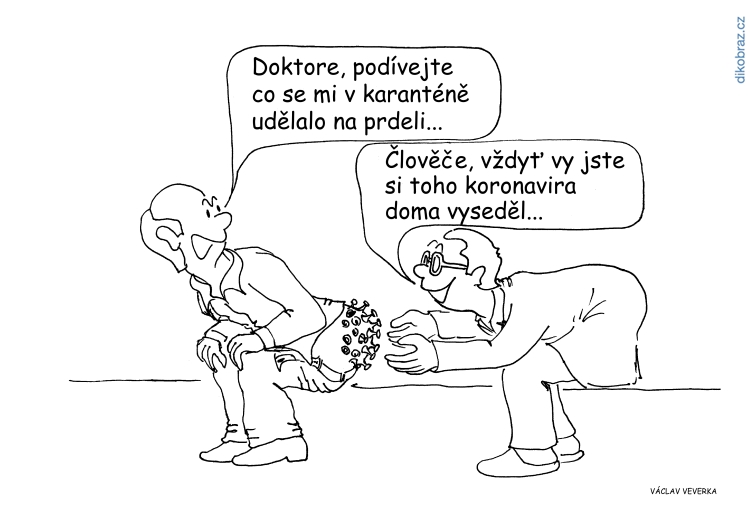 Václav Veverka vtipy č.8199 - Koronavirus