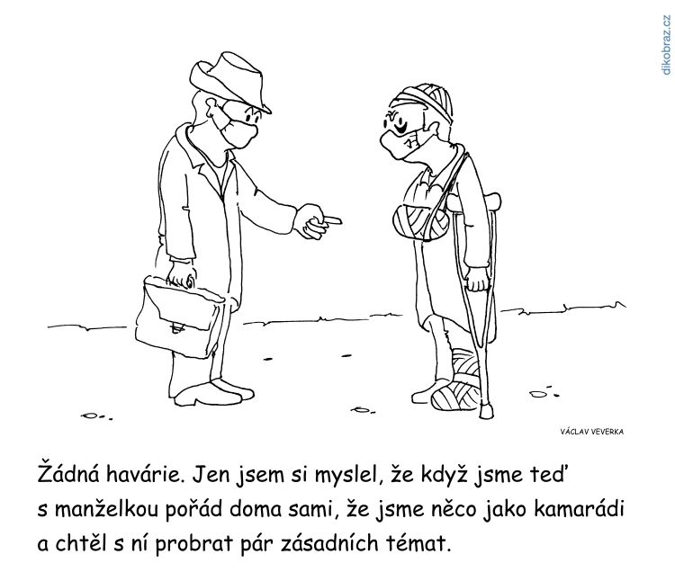 Václav Veverka vtipy č.8314 - Koronavirus