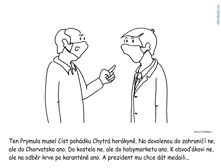 Václav Veverka vtipy č.8422 - Koronavirus
