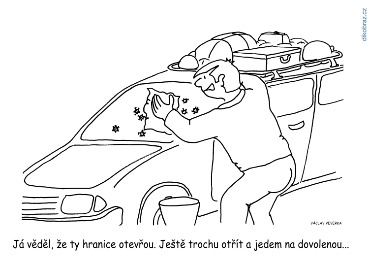 Václav Veverka vtipy č.8535 - Zmírňování karantény