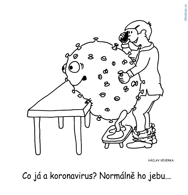 Václav Veverka vtipy č.8536 - Koronavirus