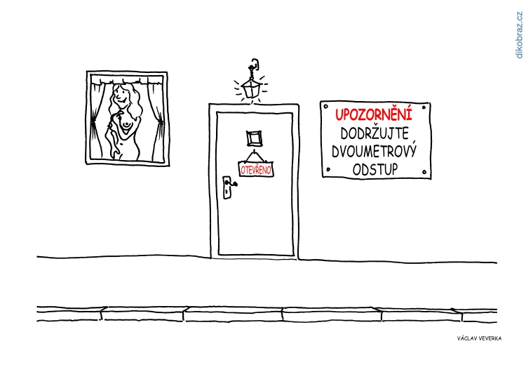 Václav Veverka vtipy č.8569 - Zmírňování karantény