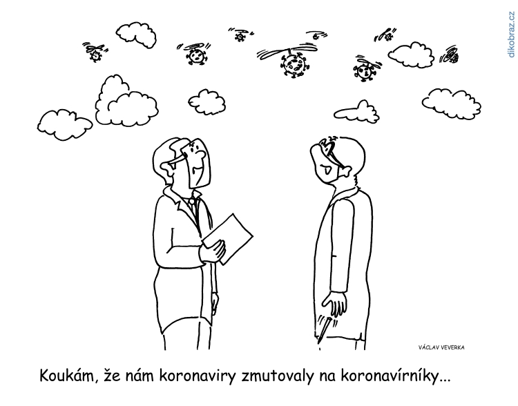 Václav Veverka vtipy č.8608 - Koronavirus