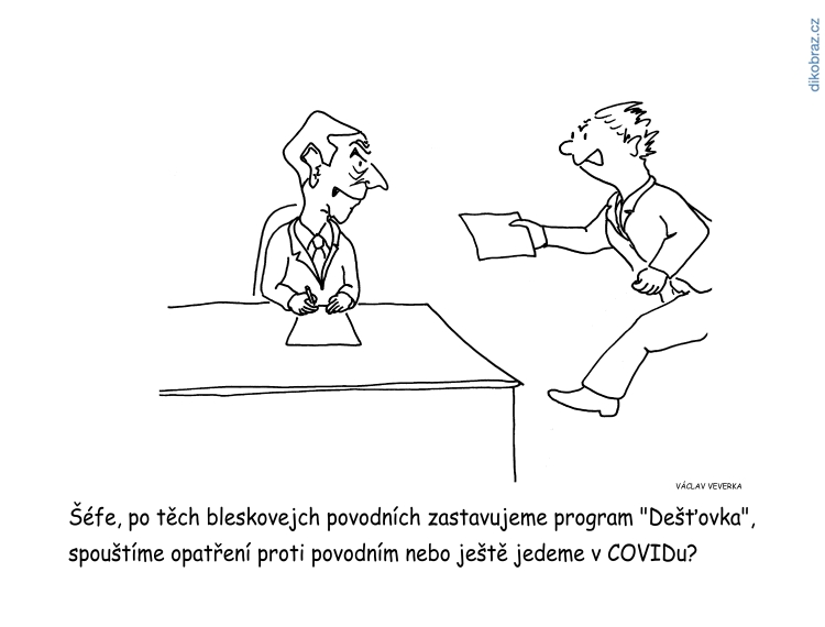 Václav Veverka vtipy č. - Domácí politika 2020