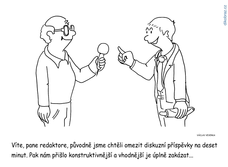 Václav Veverka vtipy č.9232 - Domácí politika 2020