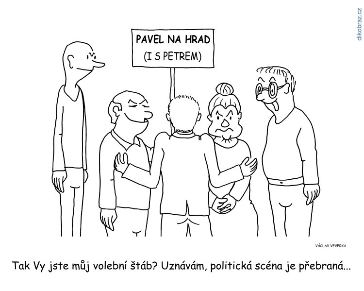 Václav Veverka vtipy č.9589 - Domácí politika 2020