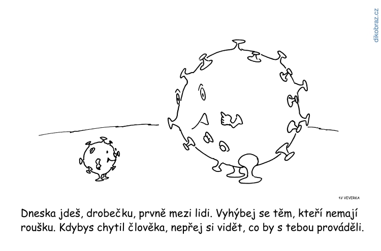 Václav Veverka vtipy č.9840 - Koronavirus