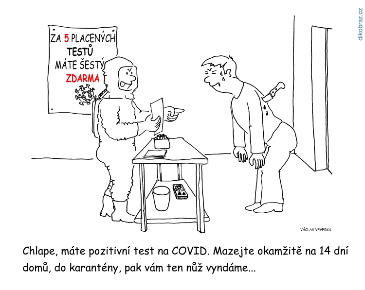 Václav Veverka vtipy č.14107 - Druhá vlna Koronaviru