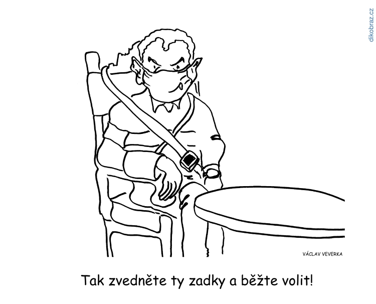 Václav Veverka vtipy č.14842 - Volby 2020 ČR