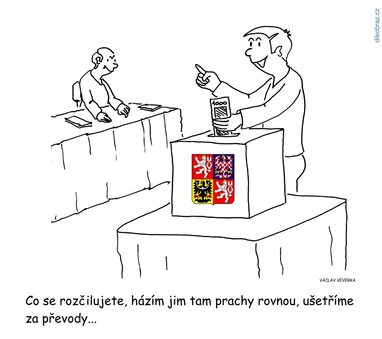 Václav Veverka vtipy č.15054 - Volby 2020 ČR