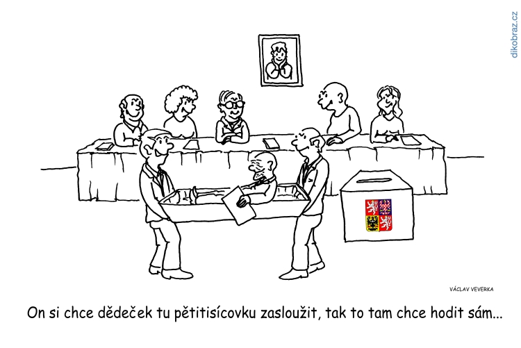 Václav Veverka vtipy č.15349 - Volby 2020 ČR