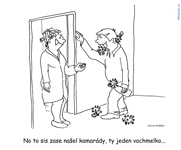 Václav Veverka vtipy č.16270 - Druhá vlna Koronaviru