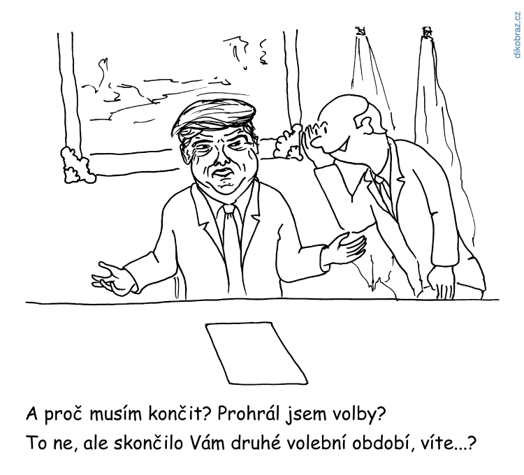 Václav Veverka vtipy č.19762 - Americké volby 2020