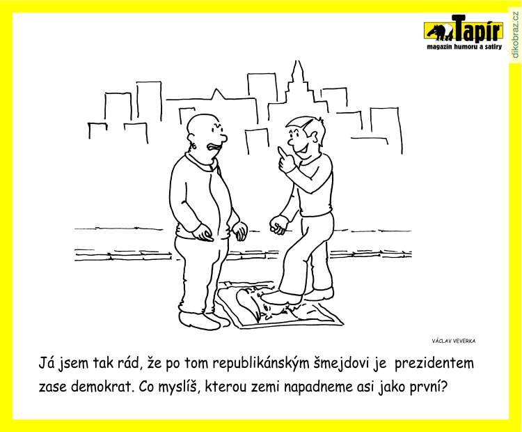 Václav Veverka vtipy č.20876 - Americké volby 2020