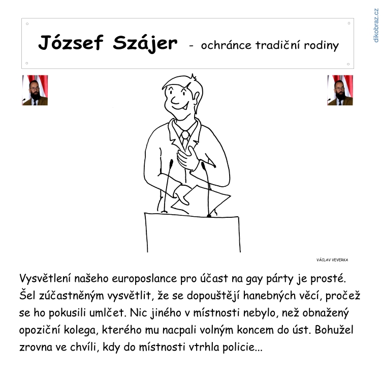 Václav Veverka vtipy č.24829 - Skandál anti-gay europoslance