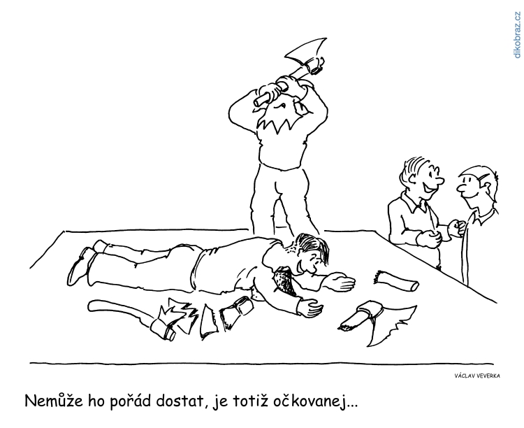 Václav Veverka vtipy č.27649 - Očkování proti koronaviru