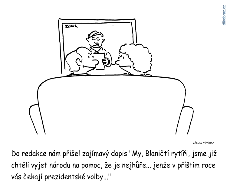 Václav Veverka vtipy č. - Volba prezidenta České republiky 2023