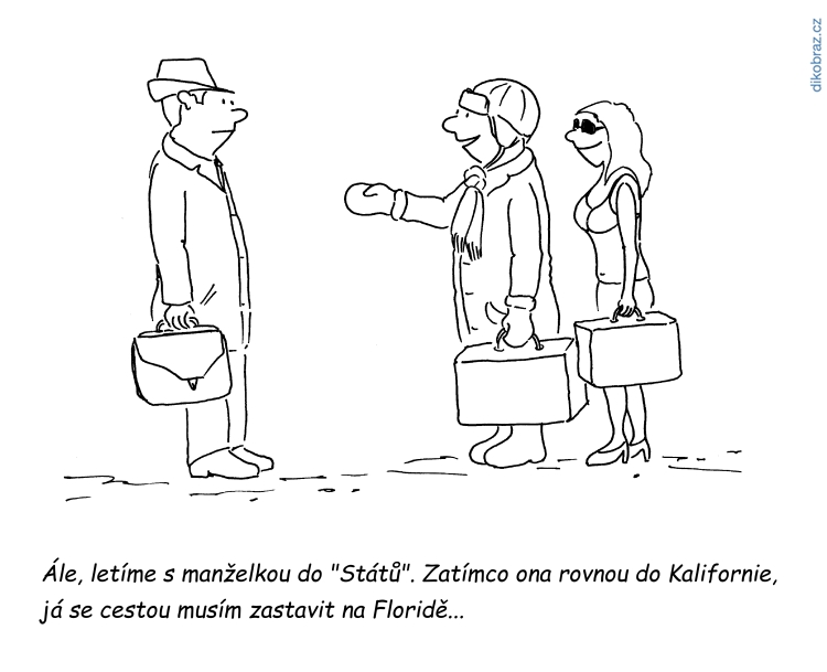 Václav Veverka vtipy č. - Počasí v USA