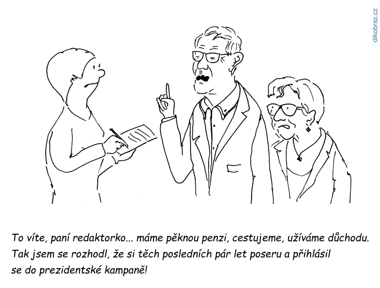 Václav Veverka vtipy č. - Prezidentské volby 2018