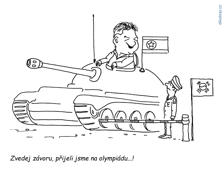 Václav Veverka vtipy č. - Zimní olympijké hry 2018