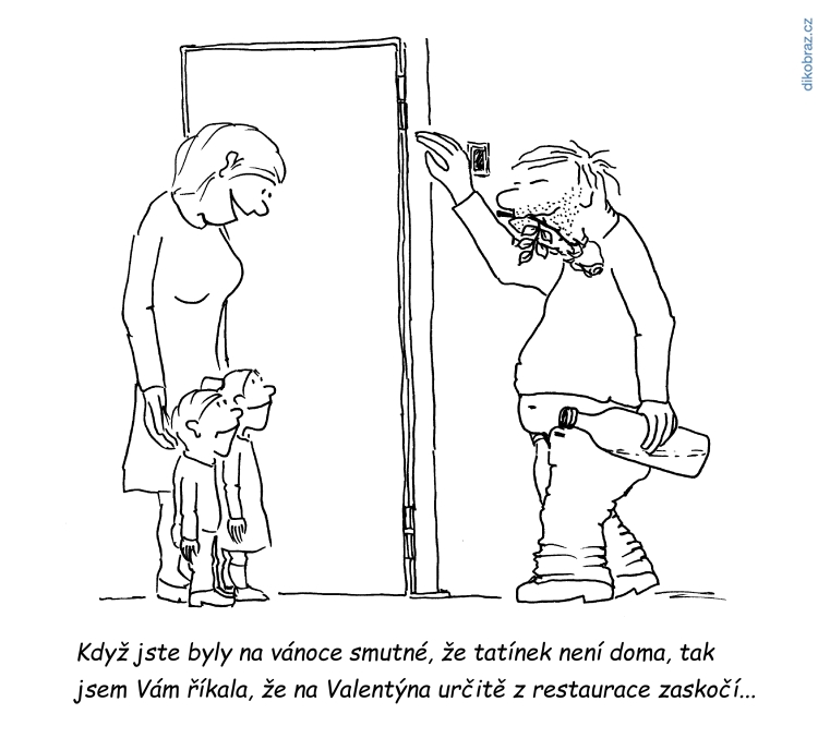 Václav Veverka vtipy č.6026 - Valentýn 2018