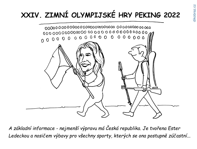 Václav Veverka vtipy č. - Zimní olympijké hry 2018