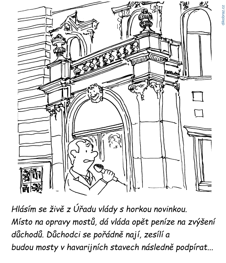 Václav Veverka vtipy č. - Domácí politika 2018