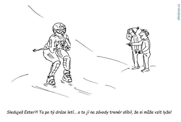 Václav Veverka vtipy č. - Finále světového poháru ve sjezdu 2018