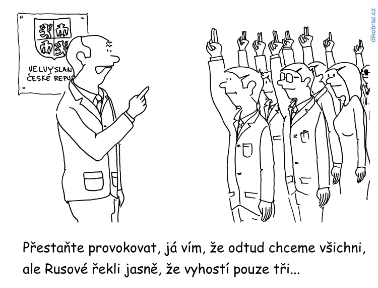 Václav Veverka vtipy č. - zahraniční politika 2018