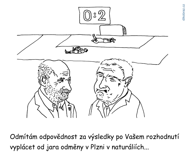 Václav Veverka vtipy č. - Aktuální výsledky fotbalové ligy