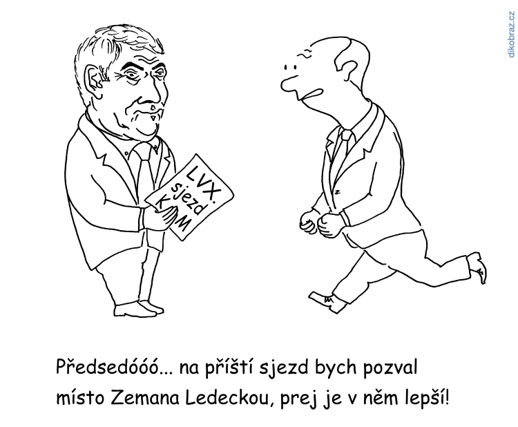 Václav Veverka vtipy č. - Domácí politika 2018