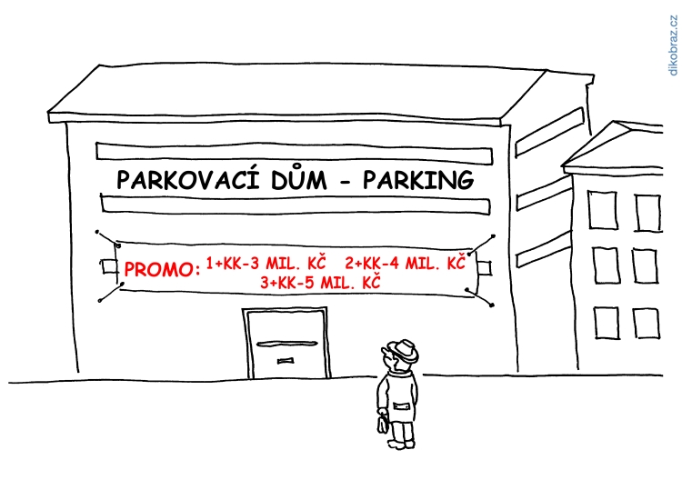 Václav Veverka vtipy č. - Parkování v Praze