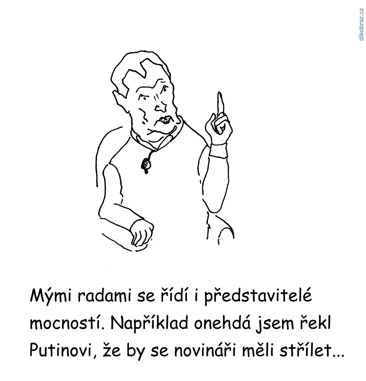 Václav Veverka vtipy č. - zahraniční politika 2018