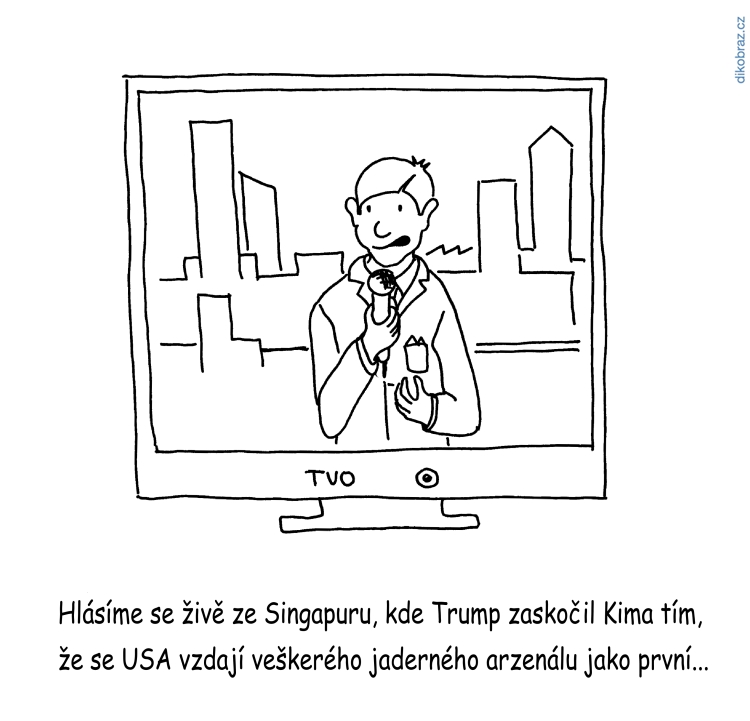 Václav Veverka vtipy č. - zahraniční politika 2018