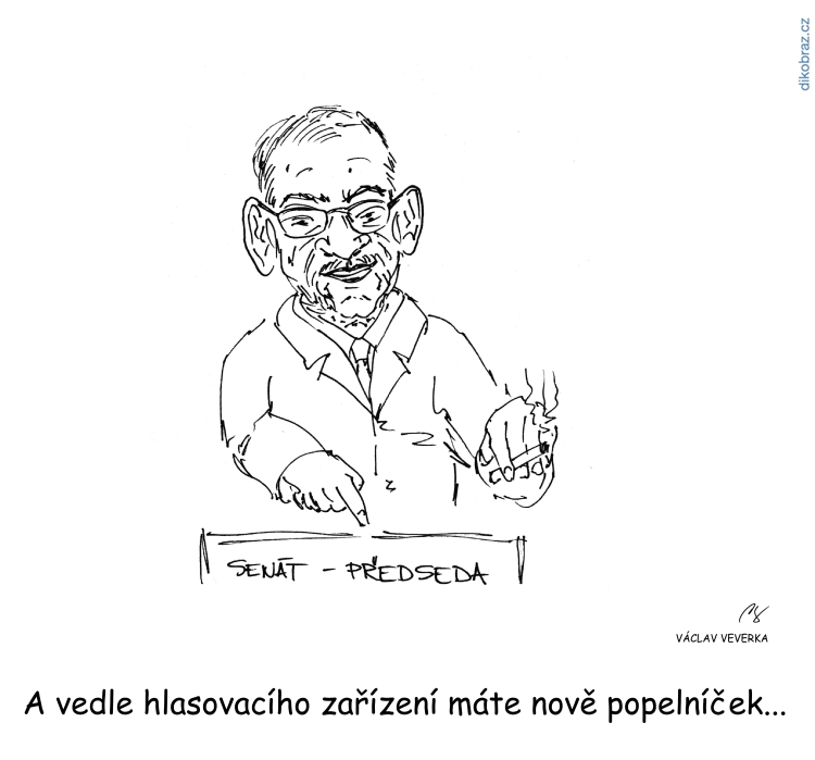 Václav Veverka vtipy č. - Domácí politika 2018