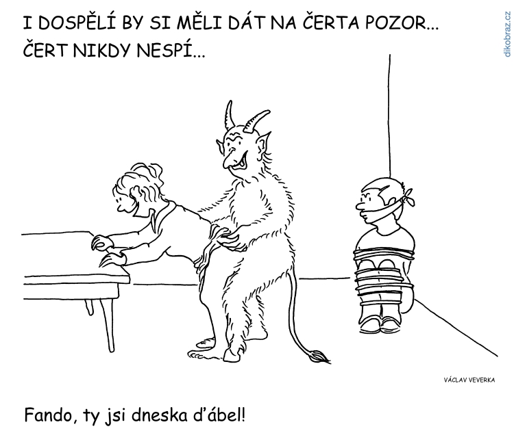 Václav Veverka vtipy č. - Mikuláš 2018