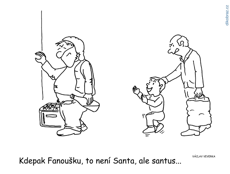 Václav Veverka vtipy č. - Vánoce 2018
