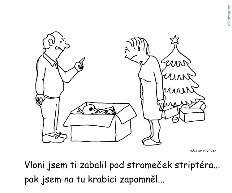 Václav Veverka vtipy č. - Vánoce 2018