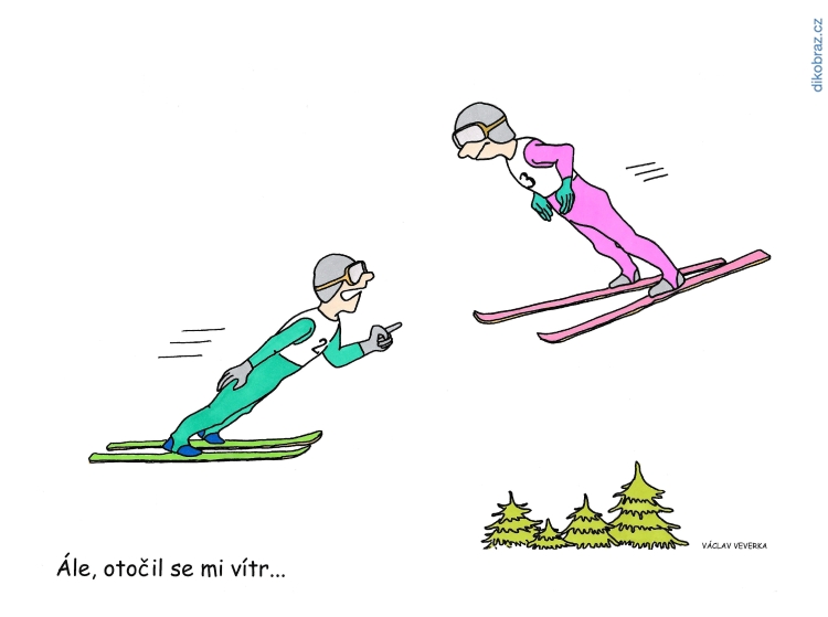 Václav Veverka vtipy č. - Turné čtyř můstků 2018-19