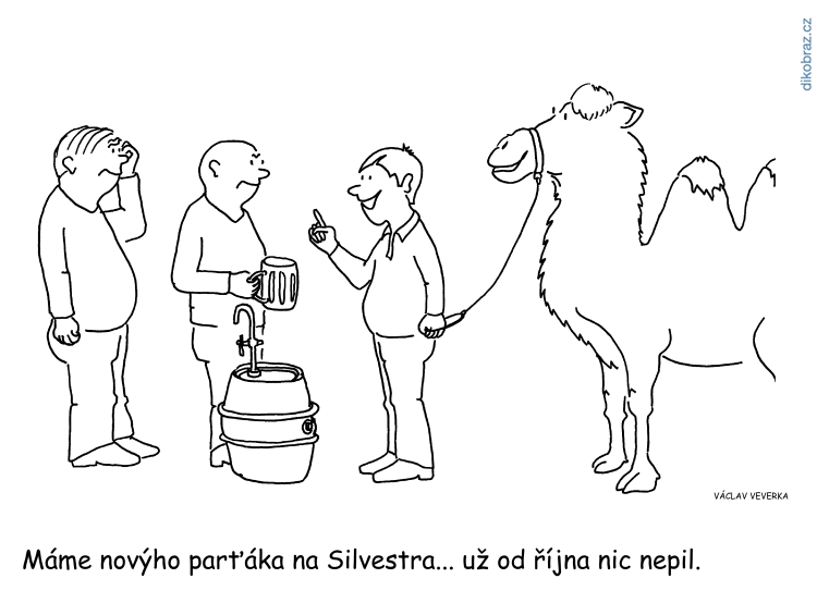 Václav Veverka vtipy č. - Silvestr 2018