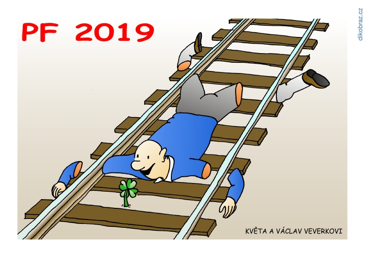 Václav Veverka vtipy č. - Nový rok 2019