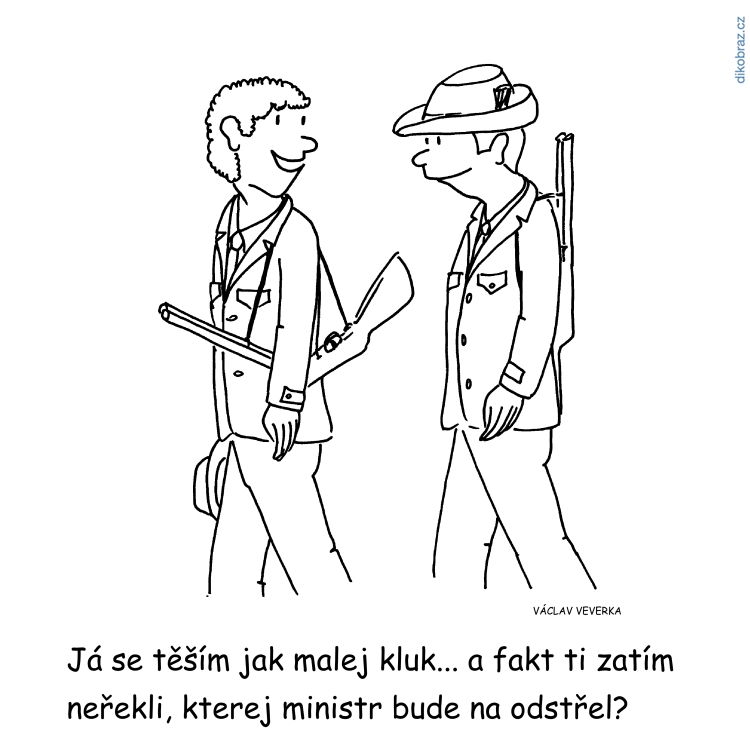 Václav Veverka vtipy č. - Domácí politika 2019