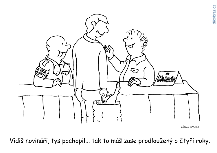 Václav Veverka vtipy č. - Domácí politika 2019
