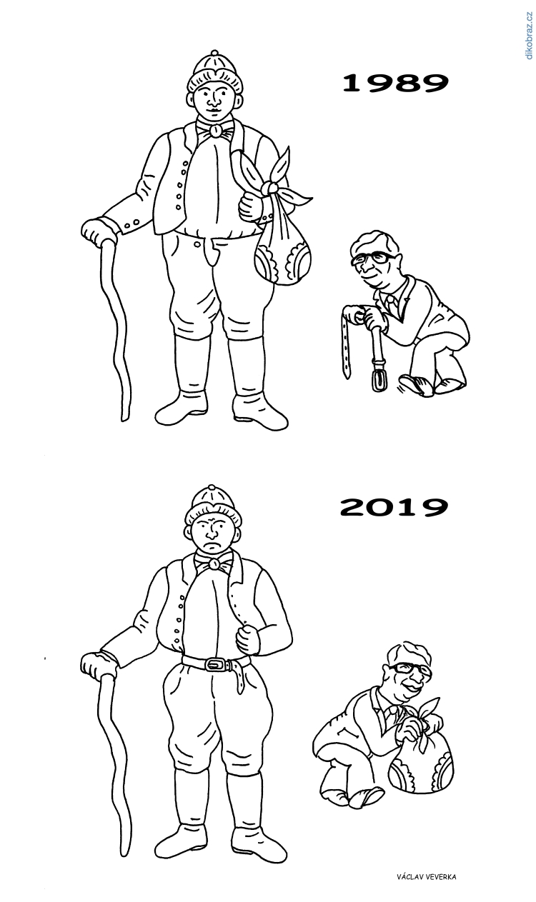 Václav Veverka vtipy č. - Domácí politika 2019