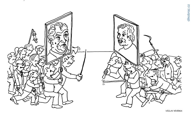 Václav Veverka vtipy č. - Domácí politika 2019