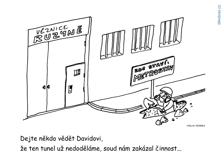 Václav Veverka vtipy č.7596 - Soud v kauze Metrostav