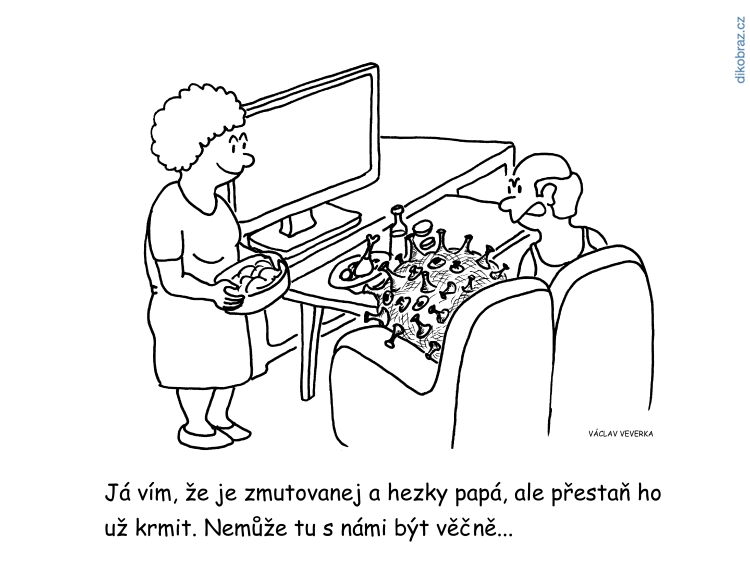 Václav Veverka vtipy č.7834 - Koronavirus