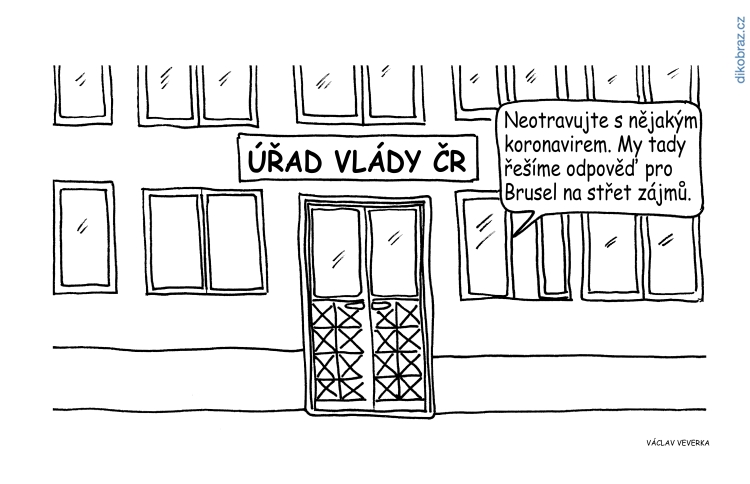 Václav Veverka vtipy č.7852 - Koronavirus