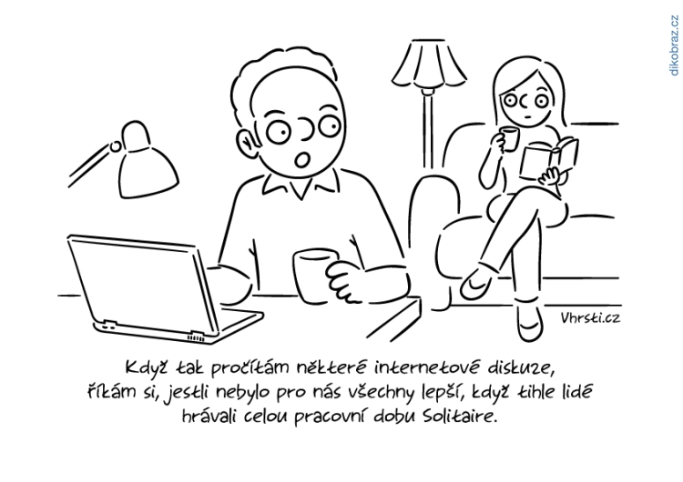 Vhrsti vtipy č.4924 - Výročí přípojení ČSR k internetu